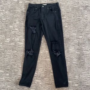 Top shop ripped Leigh Jeans (petite)